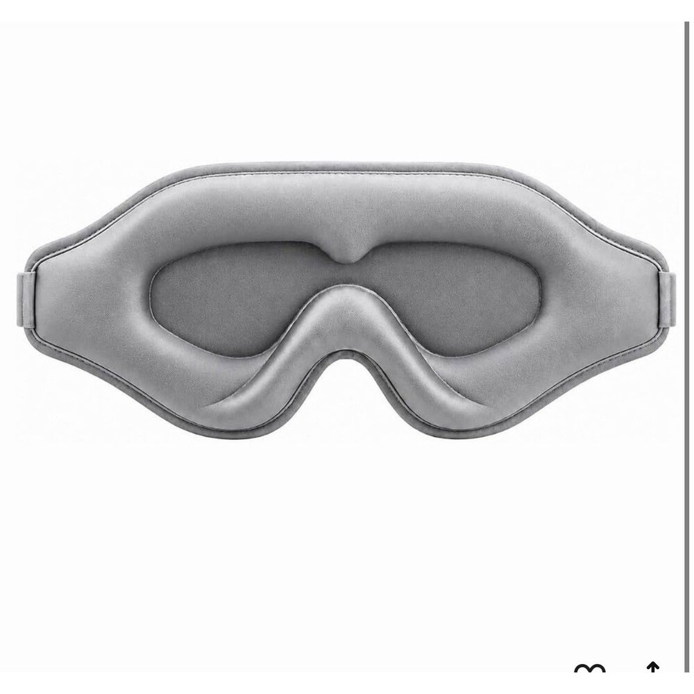 Sleep Eye Mask 3D for Side Sleeper Men Women, Zero Eye Pressure Relax mask gray